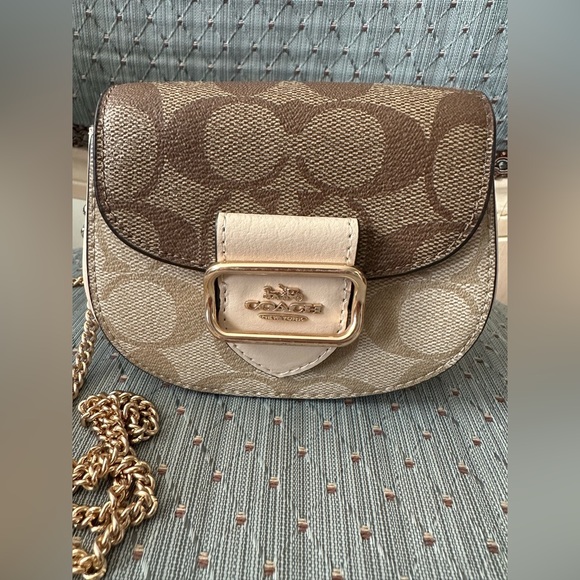 Coach Tan and Brown Mini Bag - Picture 3 of 6